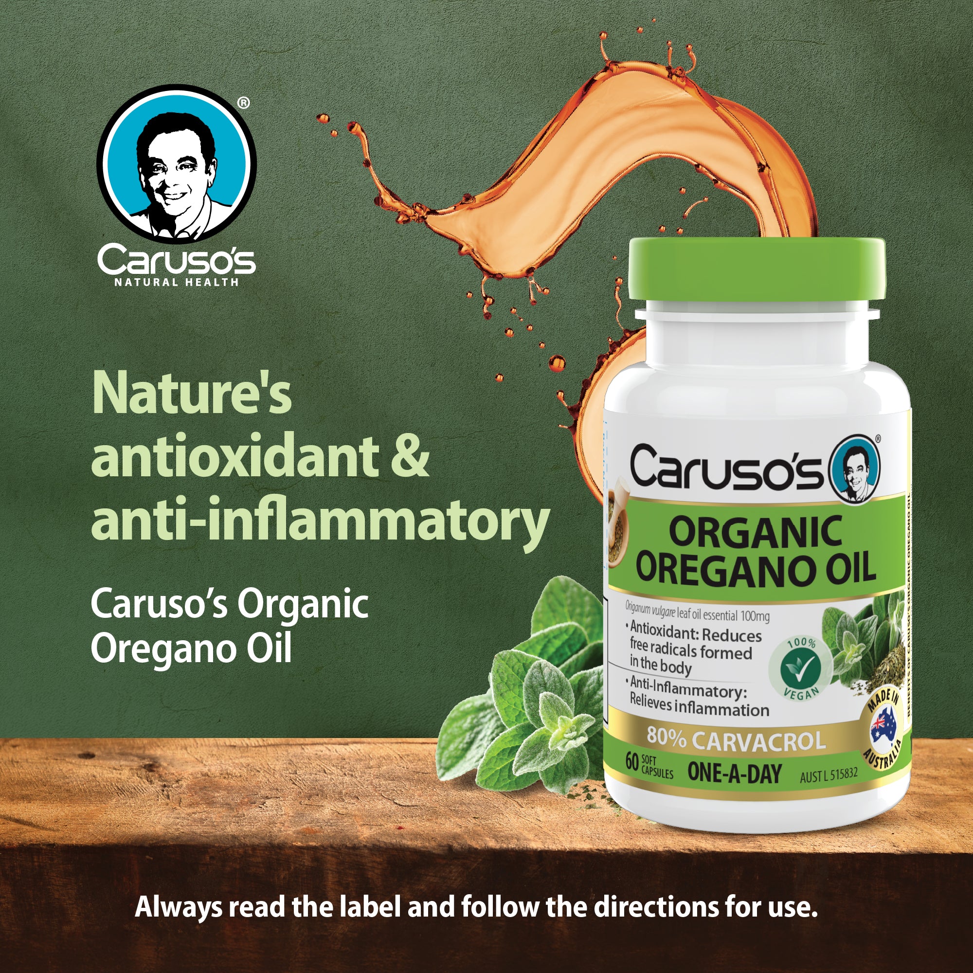 Caruso's Organic Oregano Oil - Image 2